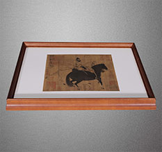 平顶山市书画装裱配框服务案例